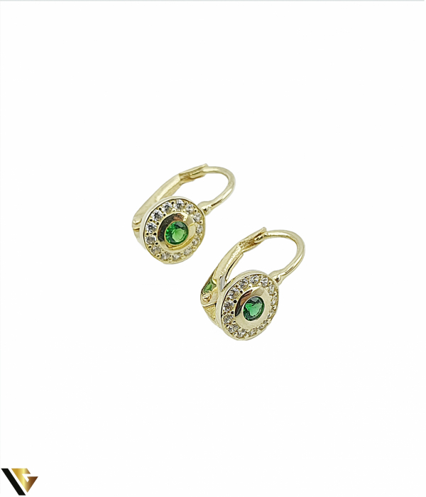Cercei Aur copii 14K, Zirconiu [2]