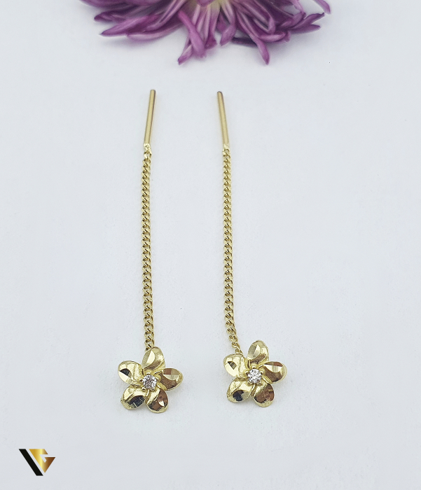 Cercei cu lant, Aur 14k [1]