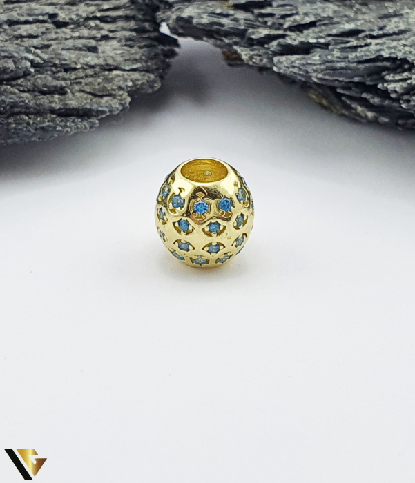 Charm / Talisman Aur 14k, Zirconiu [2]