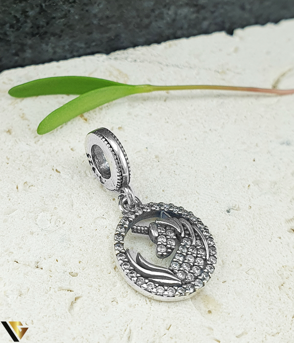 Charm / Talisman din Argint 925, Unicorn [1]