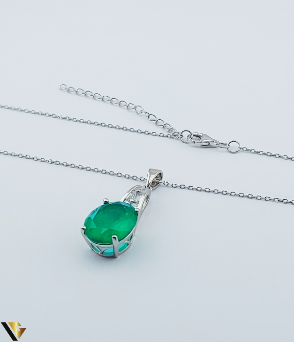 Colier Argint 925, Paraiba, 5.25 grame [2]