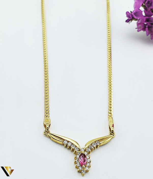 Colier Aur 18k, Rubin [1]