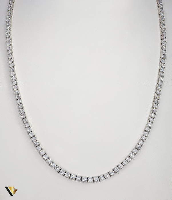 Colier Tennis din Aur 18k, Diamante 11.18 ct in total, 22.36 grame [2]