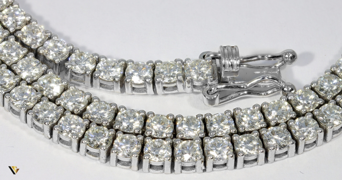 Colier Tennis din Aur 18k, Diamante 11.18 ct in total, 22.36 grame [3]