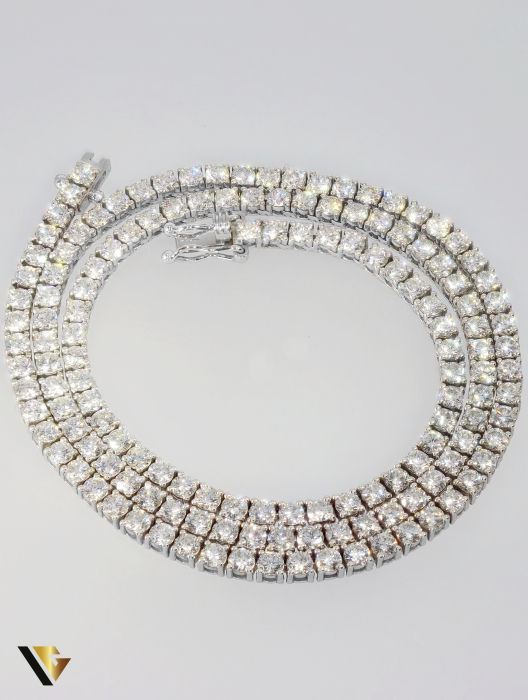 Colier Tennis din Aur 18k, Diamante 11.18 ct in total, 22.36 grame [4]