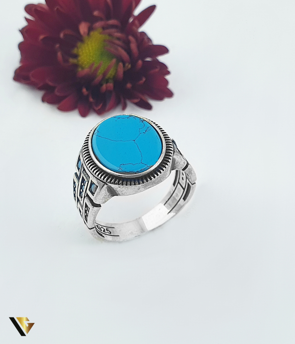 Inel Arginit 925, Turcoaz [1]