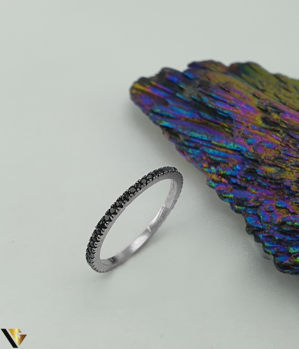 Inel argint 925, model eternity cu cubic zirconia [1]