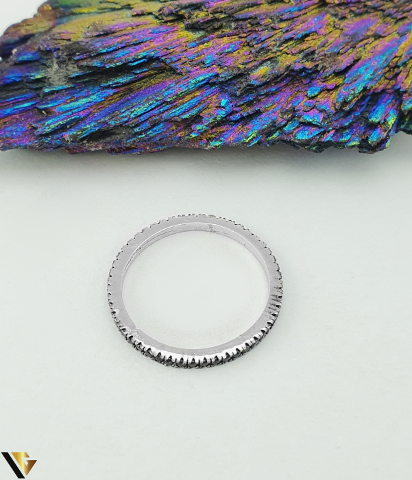 Inel argint 925, model eternity cu cubic zirconia [2]