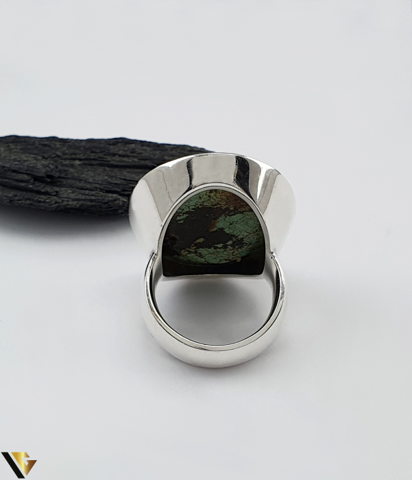 Inel Argint 925, Turcoaz Tibetan [3]