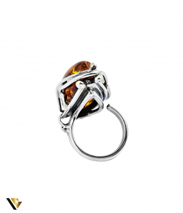 Inel Argint 925, Chihlimbar, 15.20 grame [3]