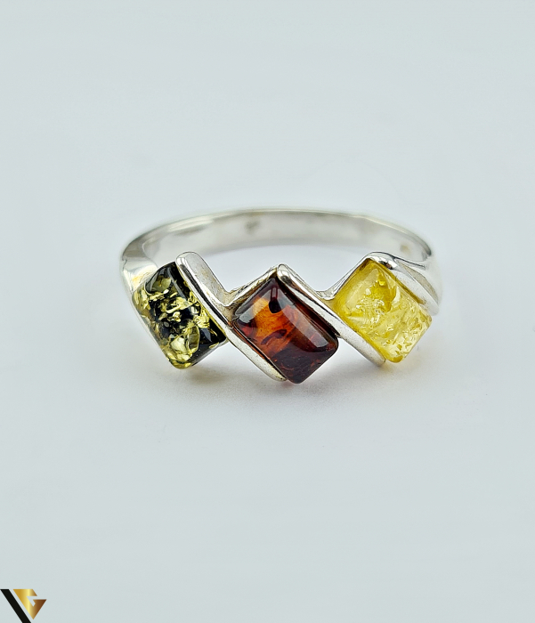 Inel Argint 925, Chihlimbar, 2.76 grame [2]