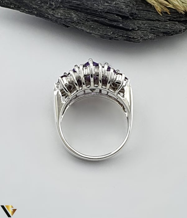 Inel Argint 925, Ametist [3]