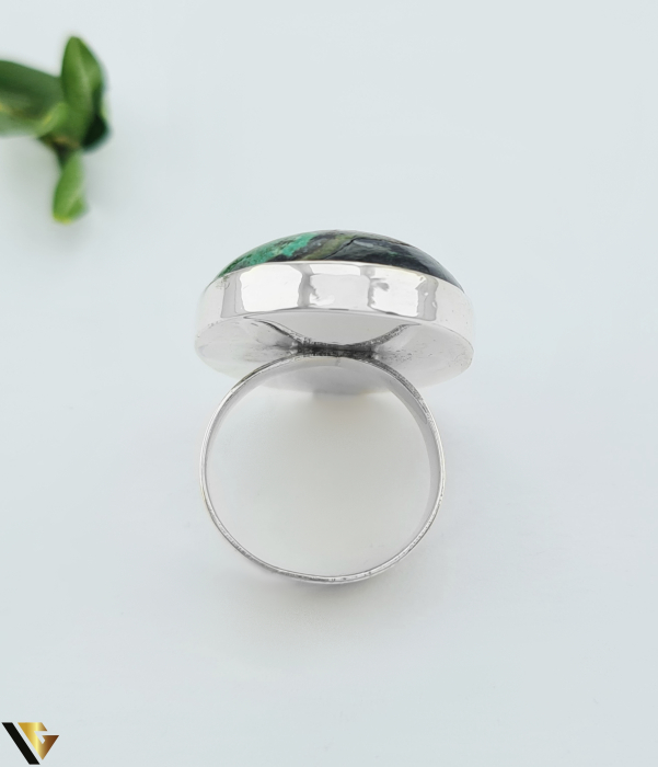 Inel argint 925, crisocola [2]