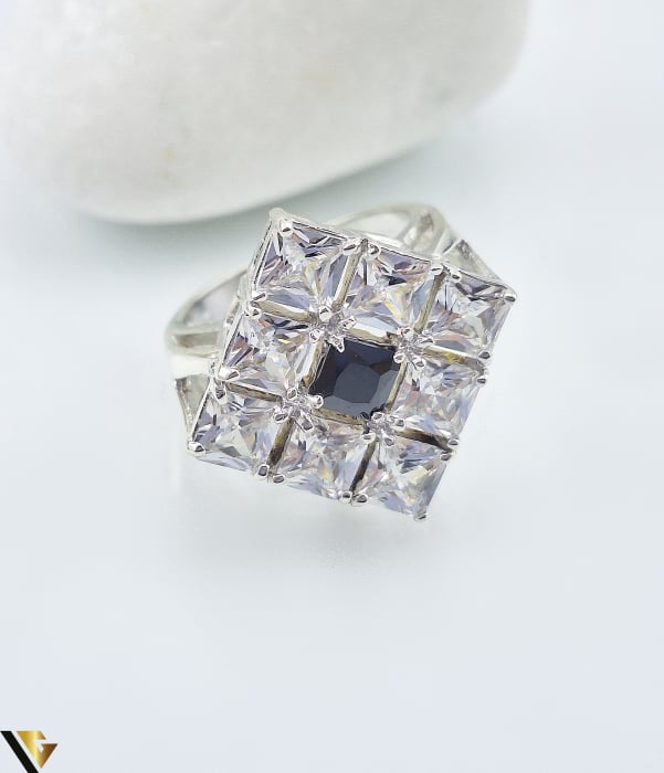 Inel Argint 925, cubic zirconia [2]
