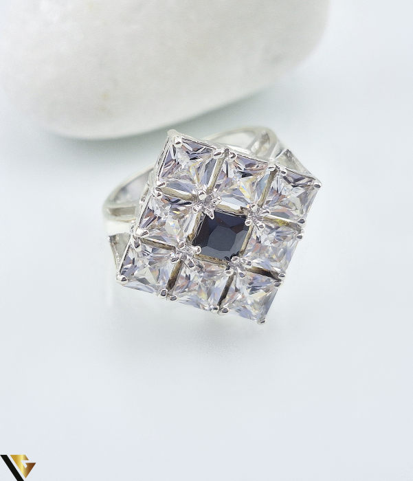 Inel Argint 925, cubic zirconia [2]