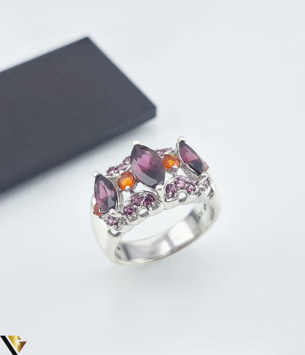 Inel Argint 925, Rodolit [1]