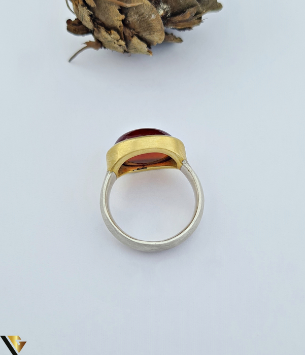 Inel Argint 925, Granat [2]