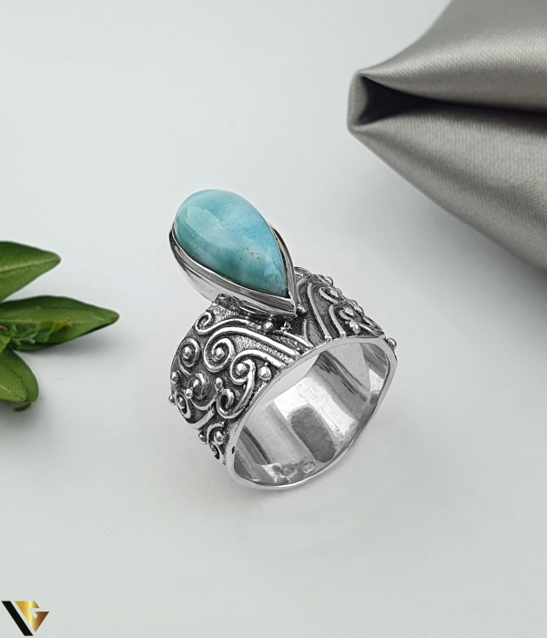 Inel Argint 925, Larimar [1]