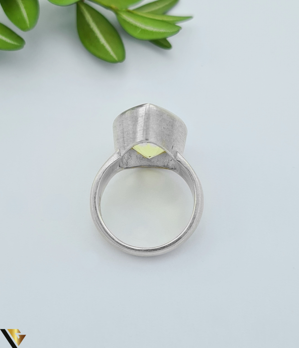 Inel Argint 925, Lemon Quartz [3]