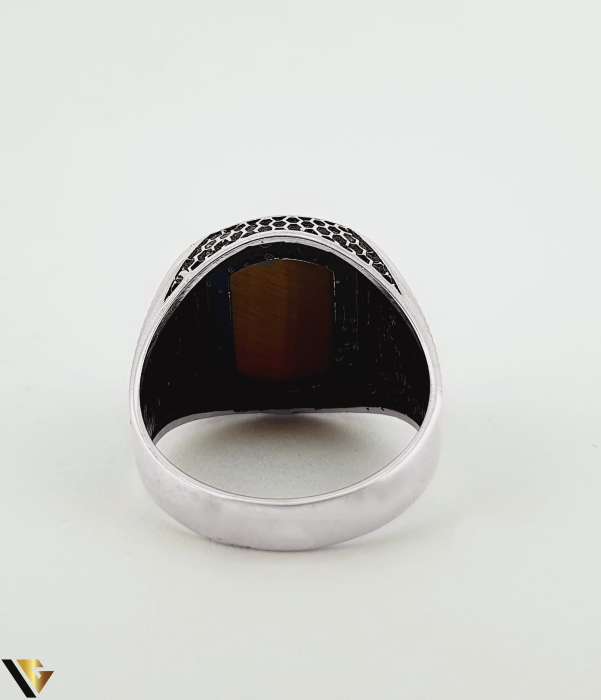 Inel Argint 925, Ochi de tigru [2]