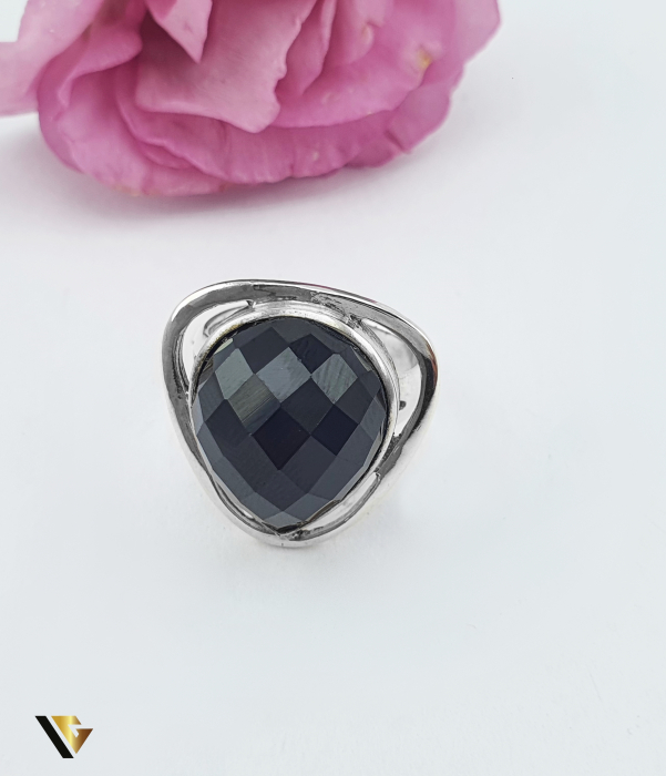 Inel Argint 925, Onix [2]