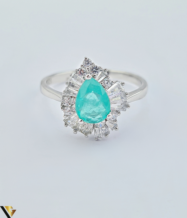 Inel Argint 925, Paraiba, 2.83 grame [2]