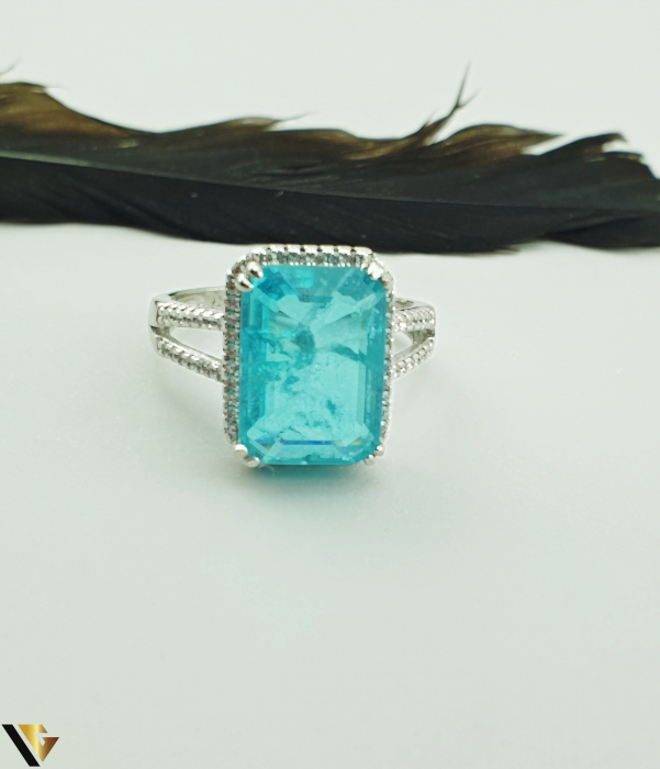 Inel argint 925,Paraiba [2]