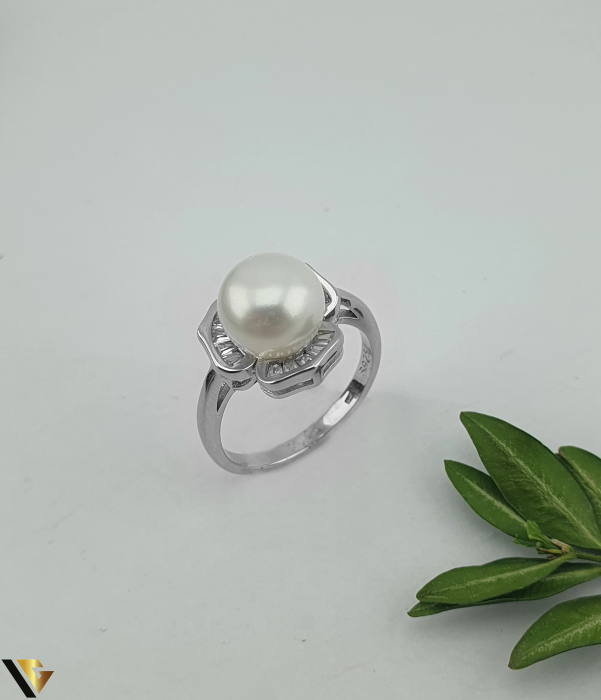 Inel Argint 925, Perla si Zirconiu [1]