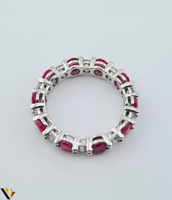 Inel Argint 925, Rubin [2]