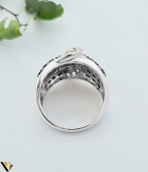 Inel Argint 925, Safire [2]