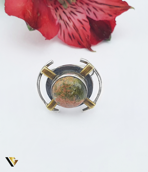 Inel Argint 925, Unakit [2]