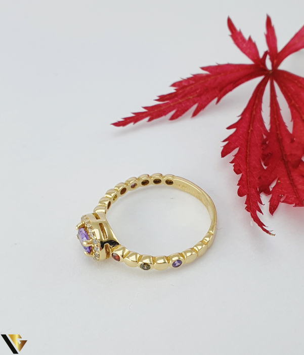 Inel Aur 14k, Zirconiu [2]