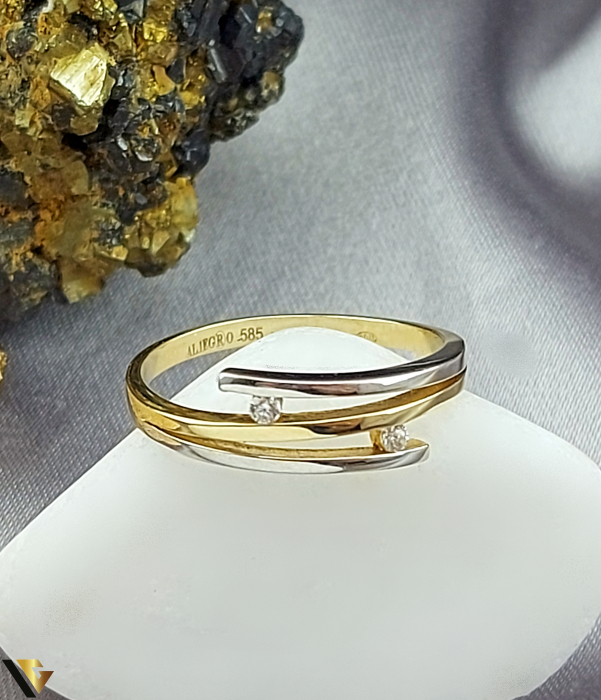 Inel Aur 14k, Zirconiu [2]
