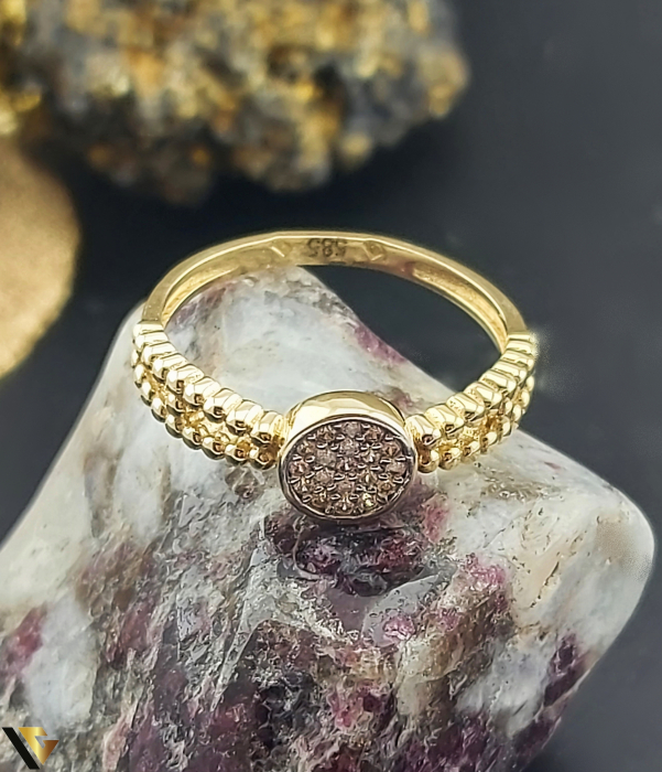 Inel Aur 14k,Zirconiu [2]