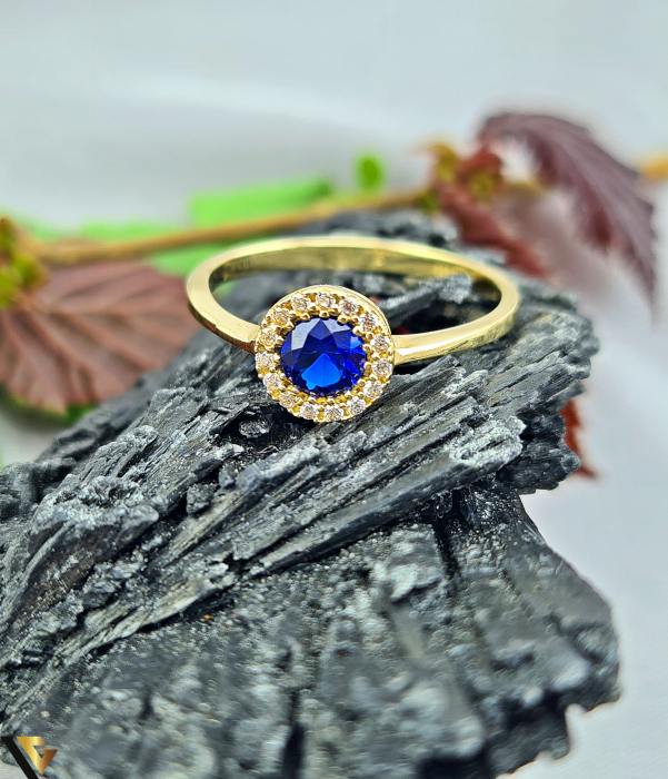 Inel Aur 14k,Spinel si Zirconiu [2]