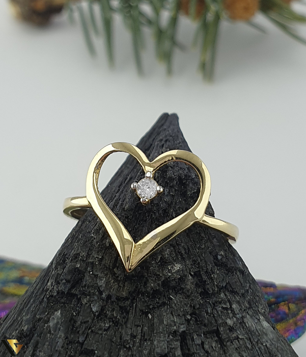 Inel Aur 14k, Inima [2]
