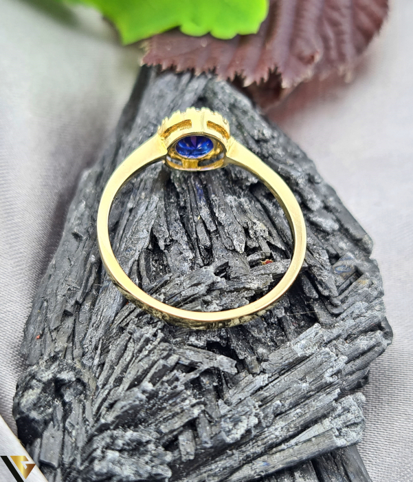 Inel Aur 14k,Spinel si Zirconiu [3]