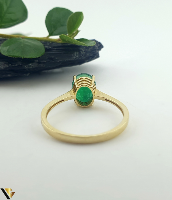 Inel Aur 14k, Agat [2]