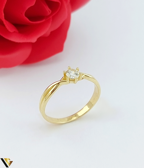 Inel Aur 14k, Zirconiu [1]