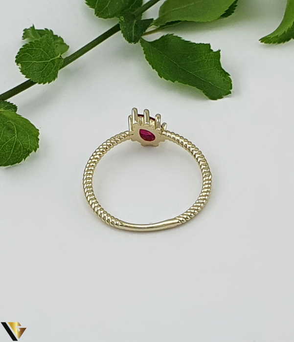 Inel Aur 14k, Rubin [2]