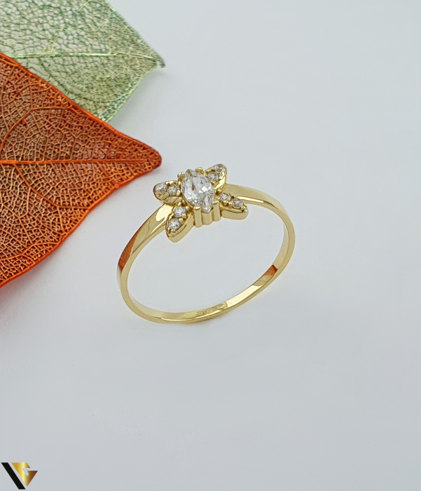 Inel aur 14k Greutate: 1.58 grame Latime: 7 mm Diametru: 18.25 mm Masura: UE 17 / RO 57 (circumferinta) Marcaj /  titlu: "585" Locatie: Bacau Calea Marasesti Tel: 0756943079 [1]