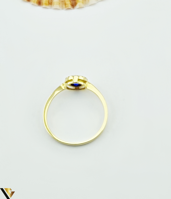Inel aur 14k ,Cubic zirconia Greutate: 1.62 grame Latime: 1.80 mm Diametru: 20.17 mm Masura: RO 16 / UE 56 (circumferinta) Marcaj / titlu: 585 Locatie: HARLAU Tel: 0723353111 [2]