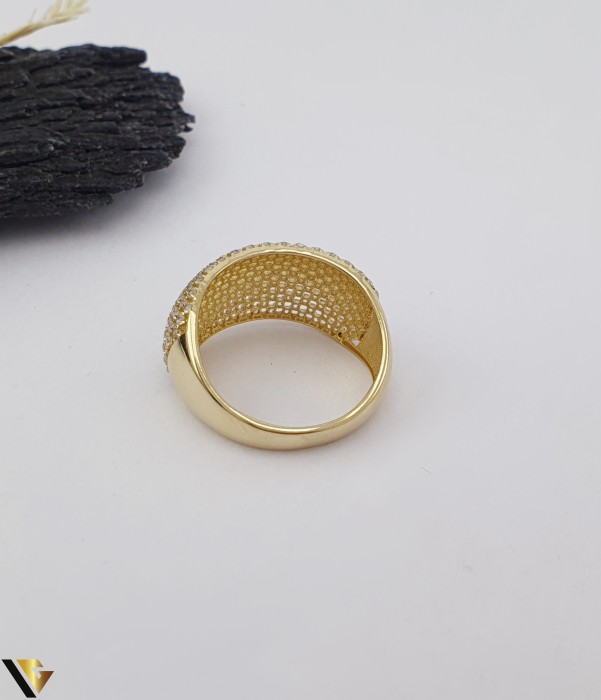 Inel Aur 14k, Cubic zirconia [2]