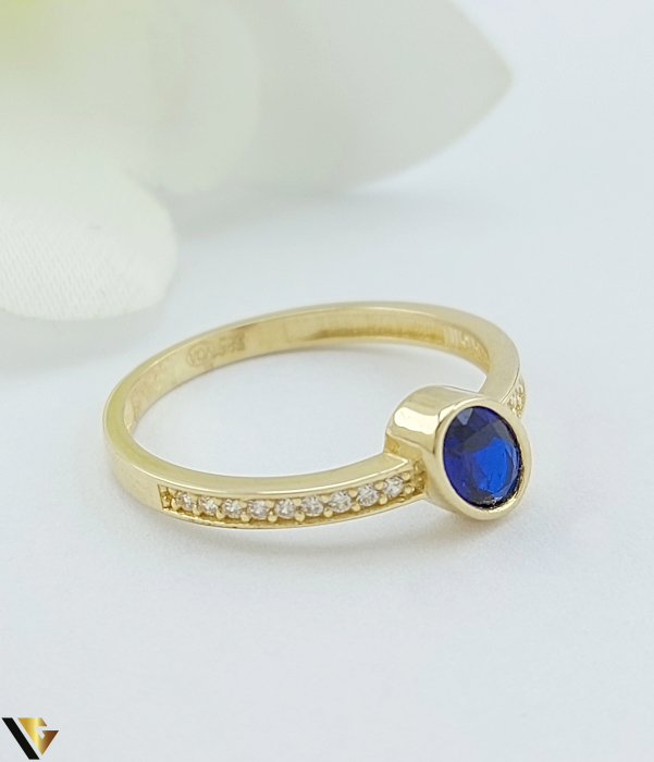 Inel Aur 14k, Cubic zirconia [2]