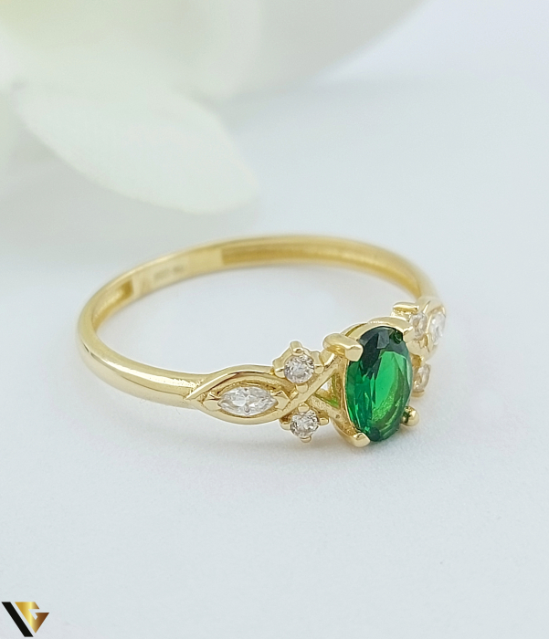 Inel Aur 14k, Cubic zirconia [2]