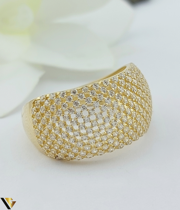 Inel Aur 14k, Cubic zirconia [2]