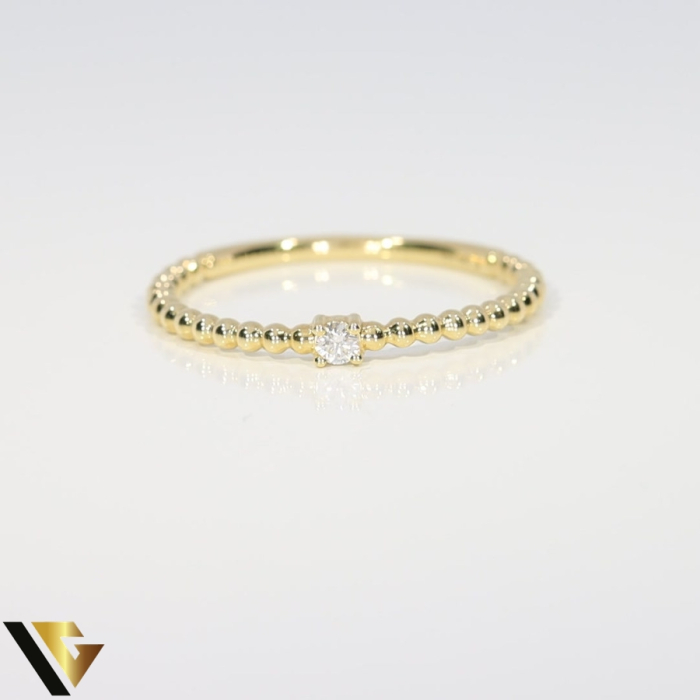 Inel Aur 14k, Diamant 0.04 ct [2]