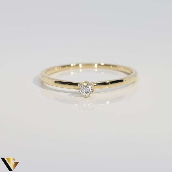 Inel Aur 14k, Diamant 0.07 ct [2]