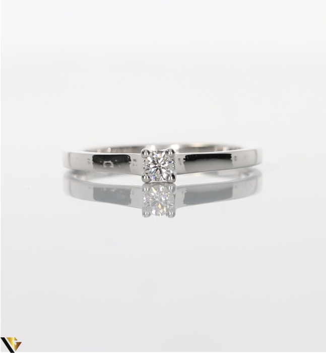 Inel Aur 14k, Diamant 0.10 ct [2]