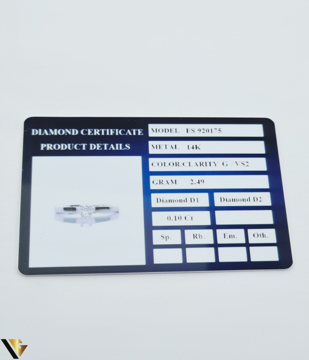 Inel Aur 14k, Diamant 0.10 ct [4]